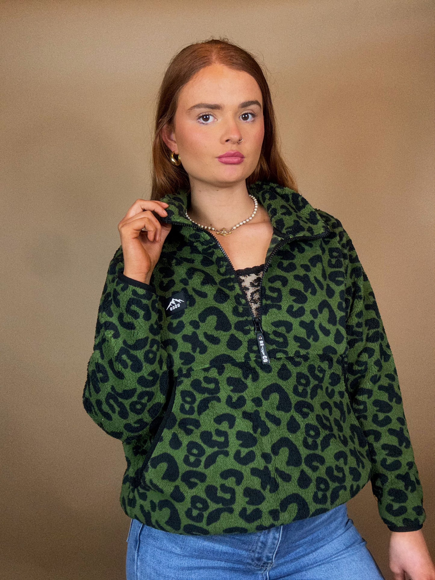 Bronwen leopard fleece *ultra soft*