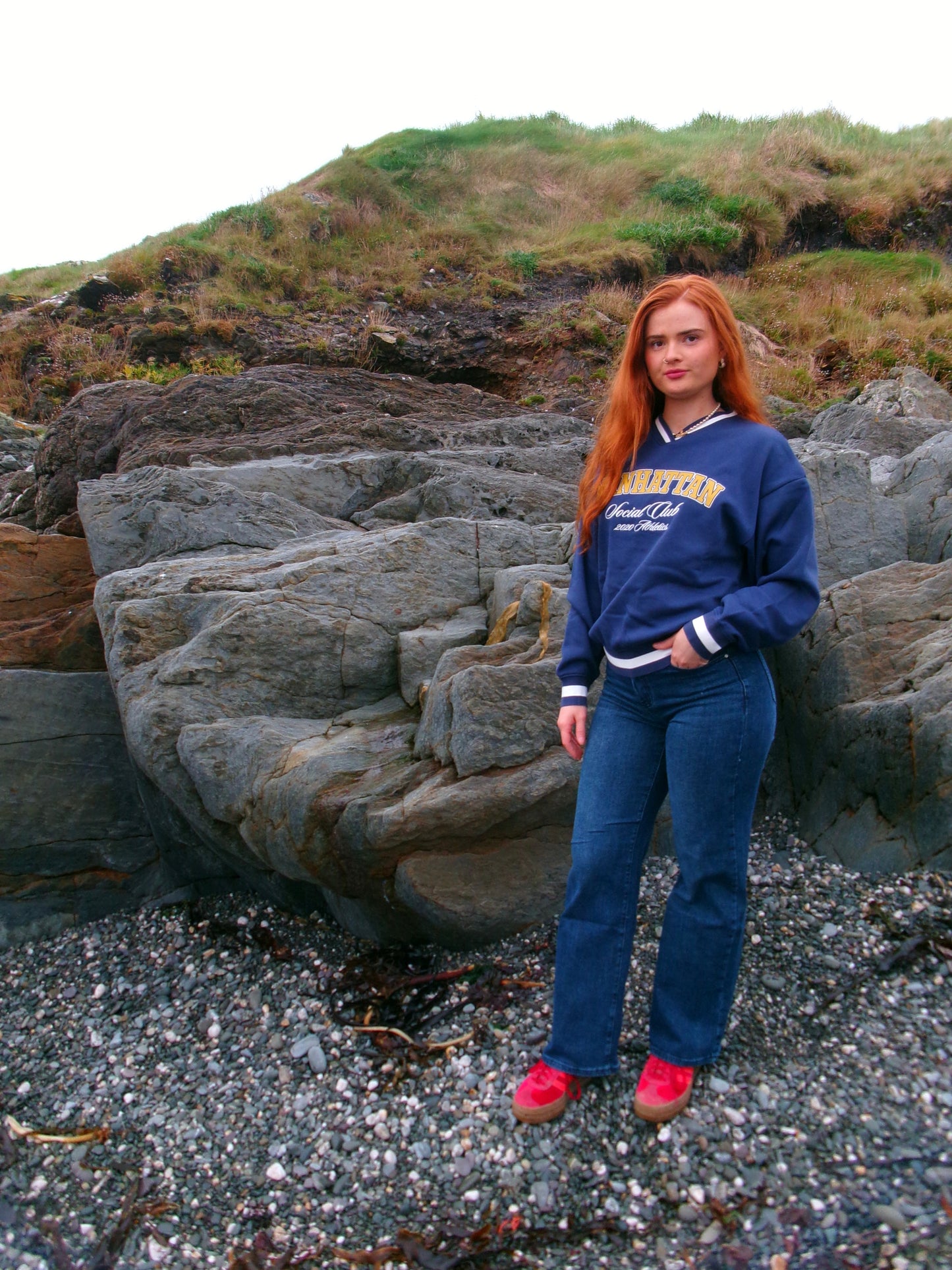 *subtle shimmer* STRETCHY JEANS*!!!! Mia High waist Straight Leg