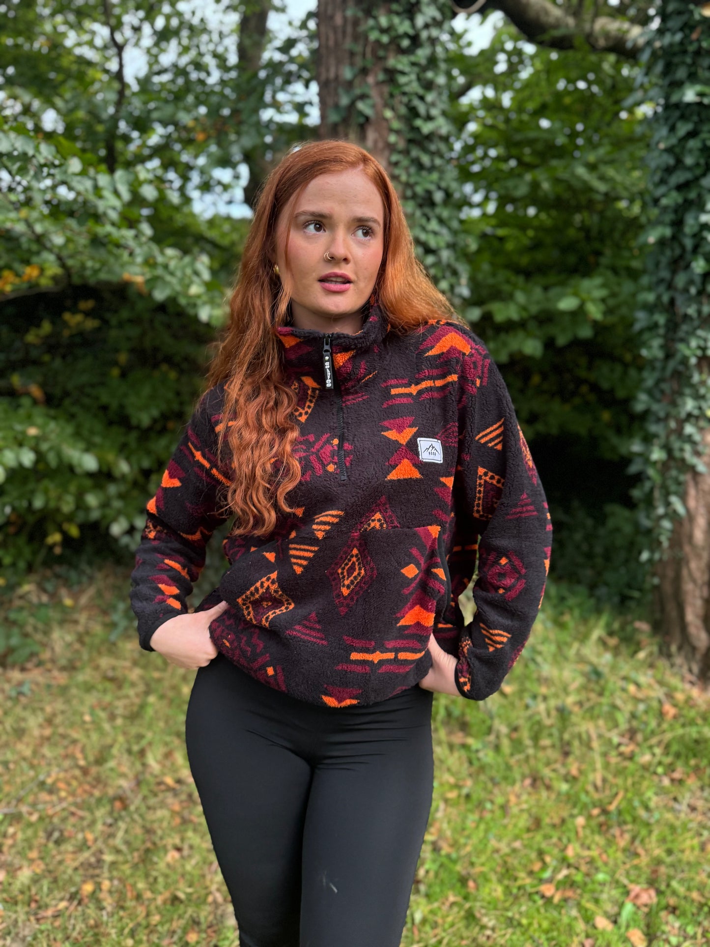 Lauren Winter fleece with pockets and drawstring *ultra, ultra soft*