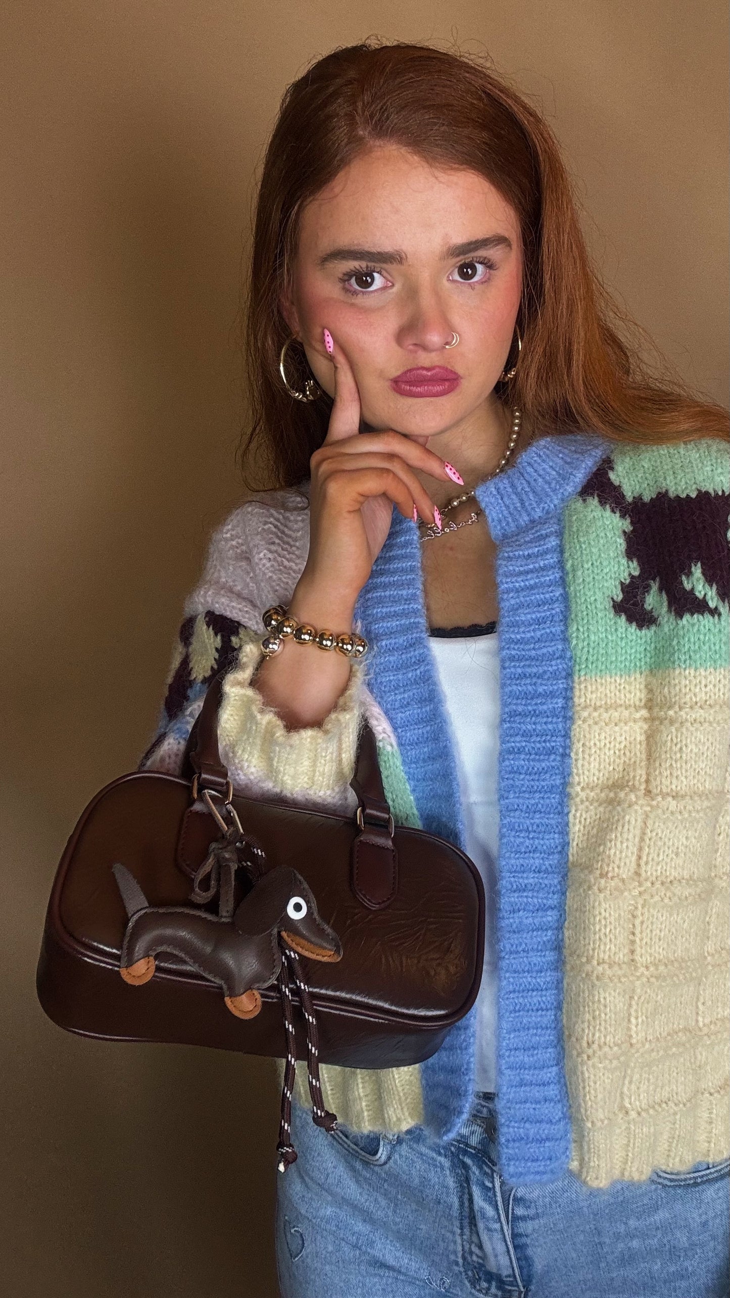 Lulu Exclusive Dachshund Bag (including a cross body strap)