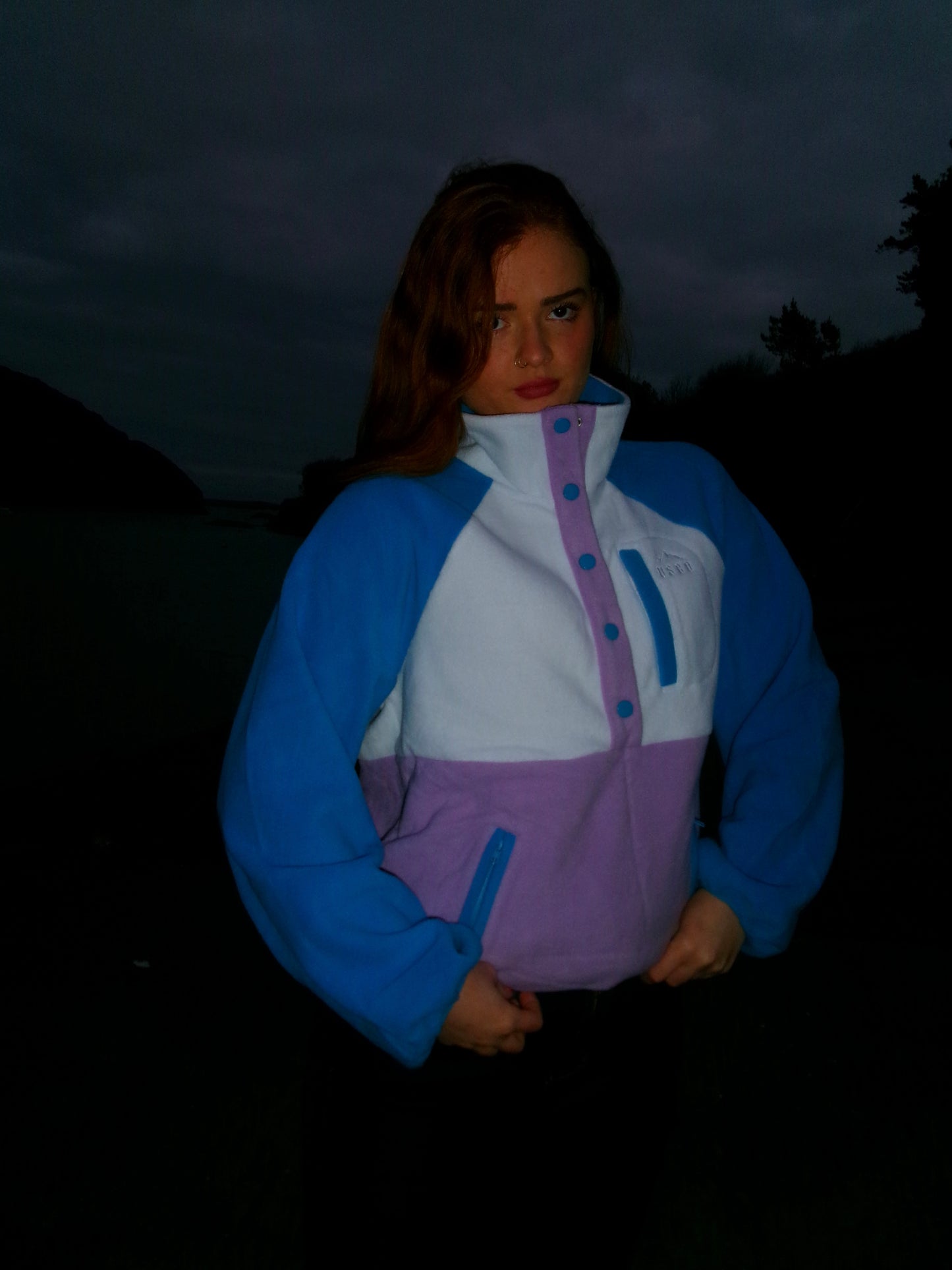 Bethany Ultra Soft fleece! X3 zip pockets & draw string!