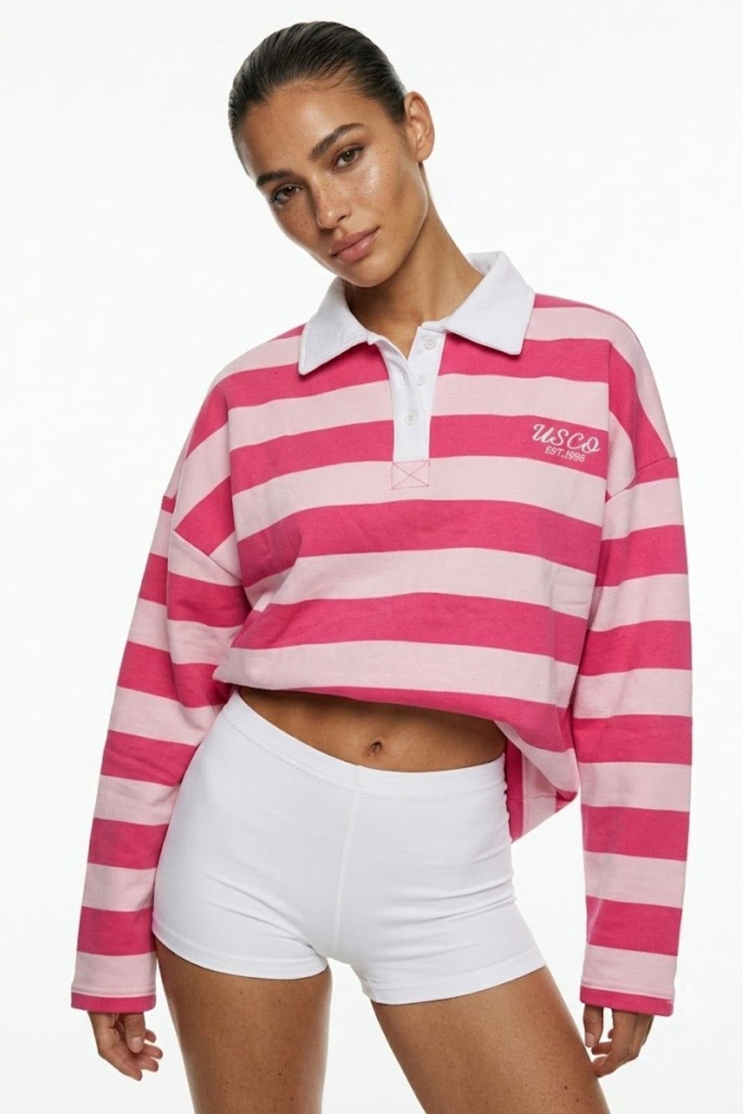 Bianca 80% Cotton Rugby Top