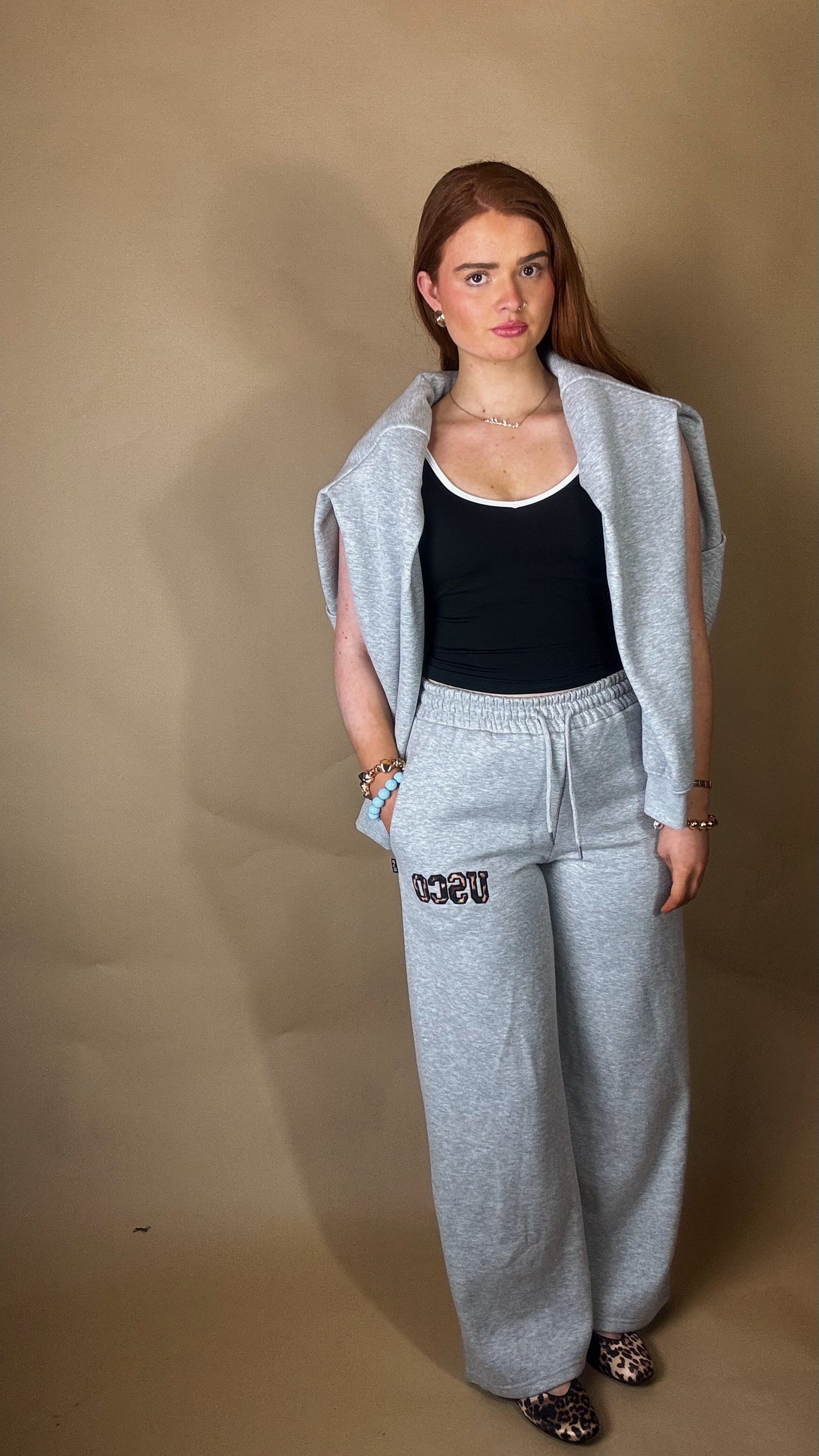 Becca 80% cotton SET fleece line set *oversize, size down*
