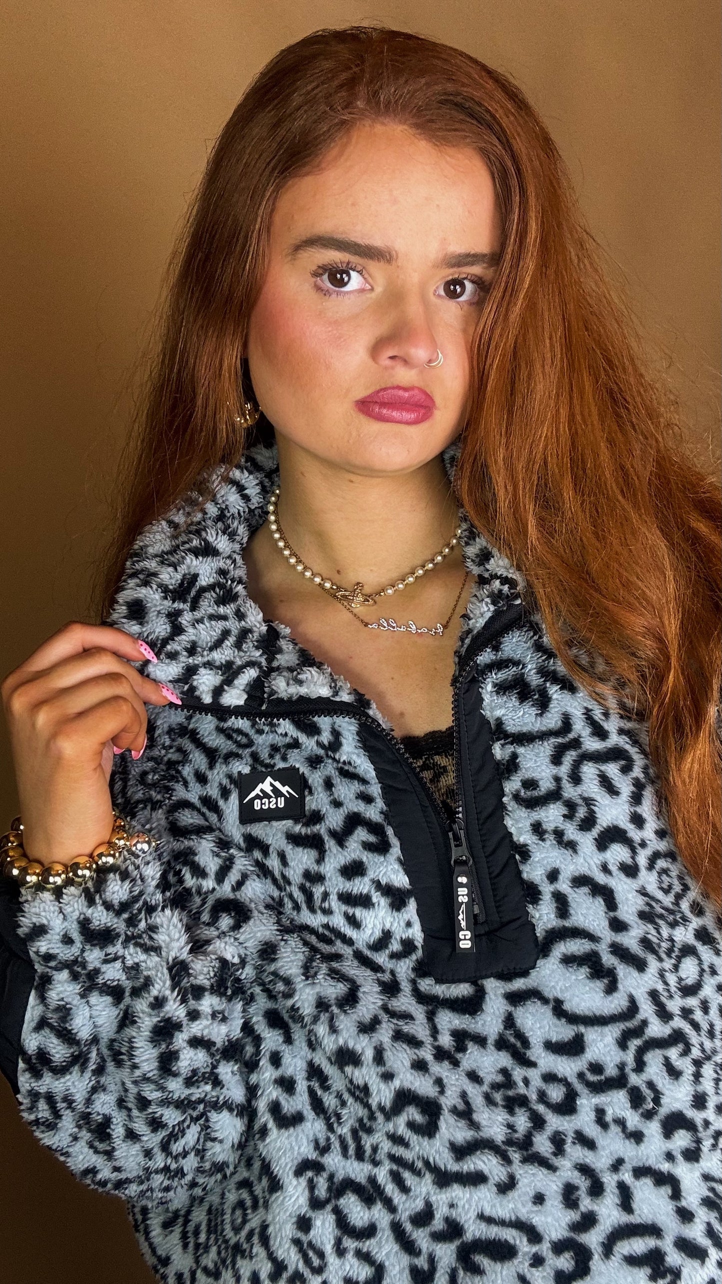 Danielle super soft fleece *size down* Pockets & draw string