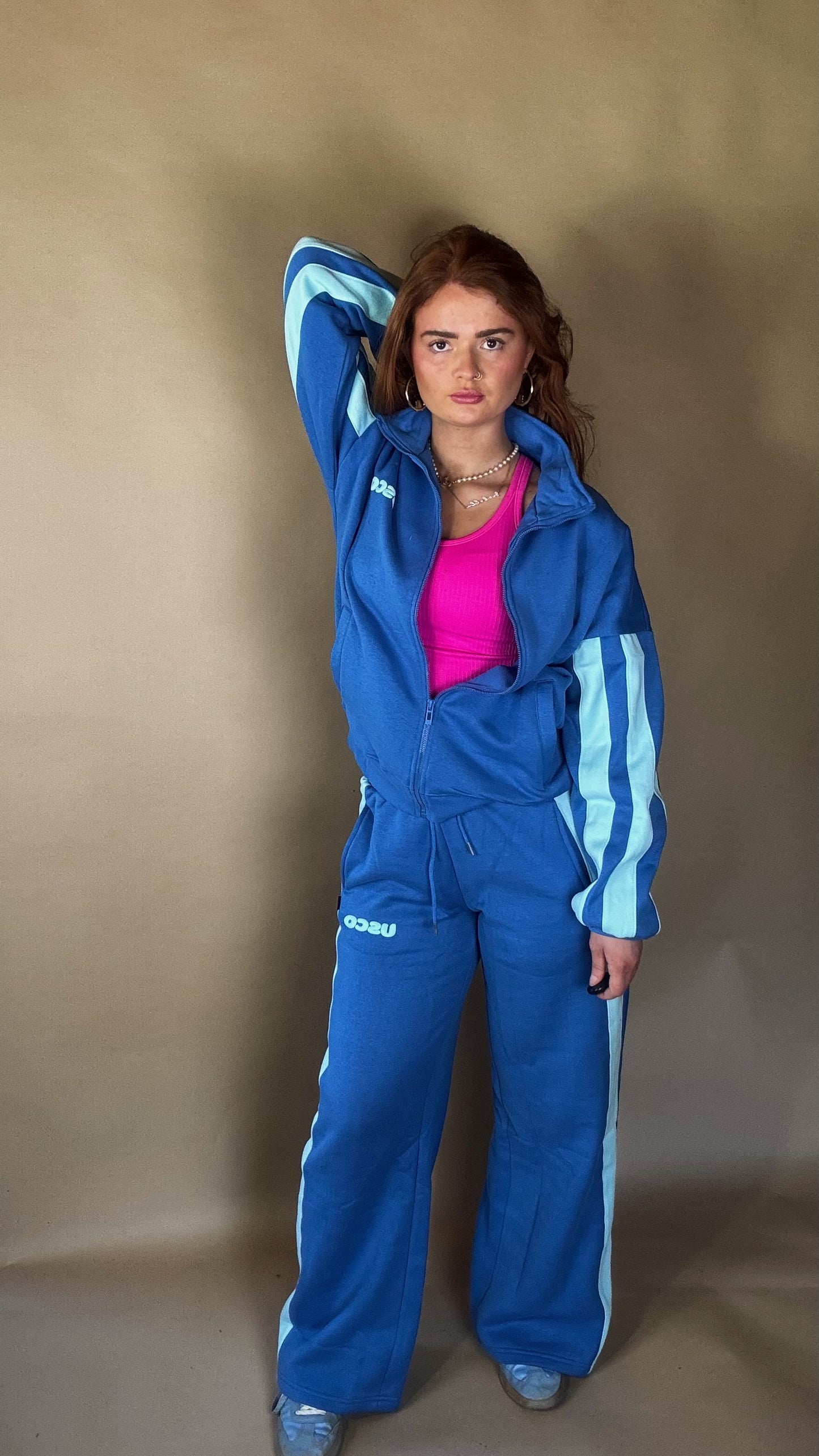 Storm 80% cotton SET fleece line set *oversize, size down*