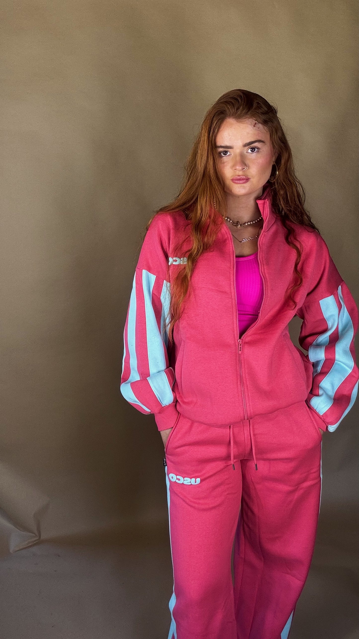 Elle 80% cotton SET fleece line set *oversize, size down*