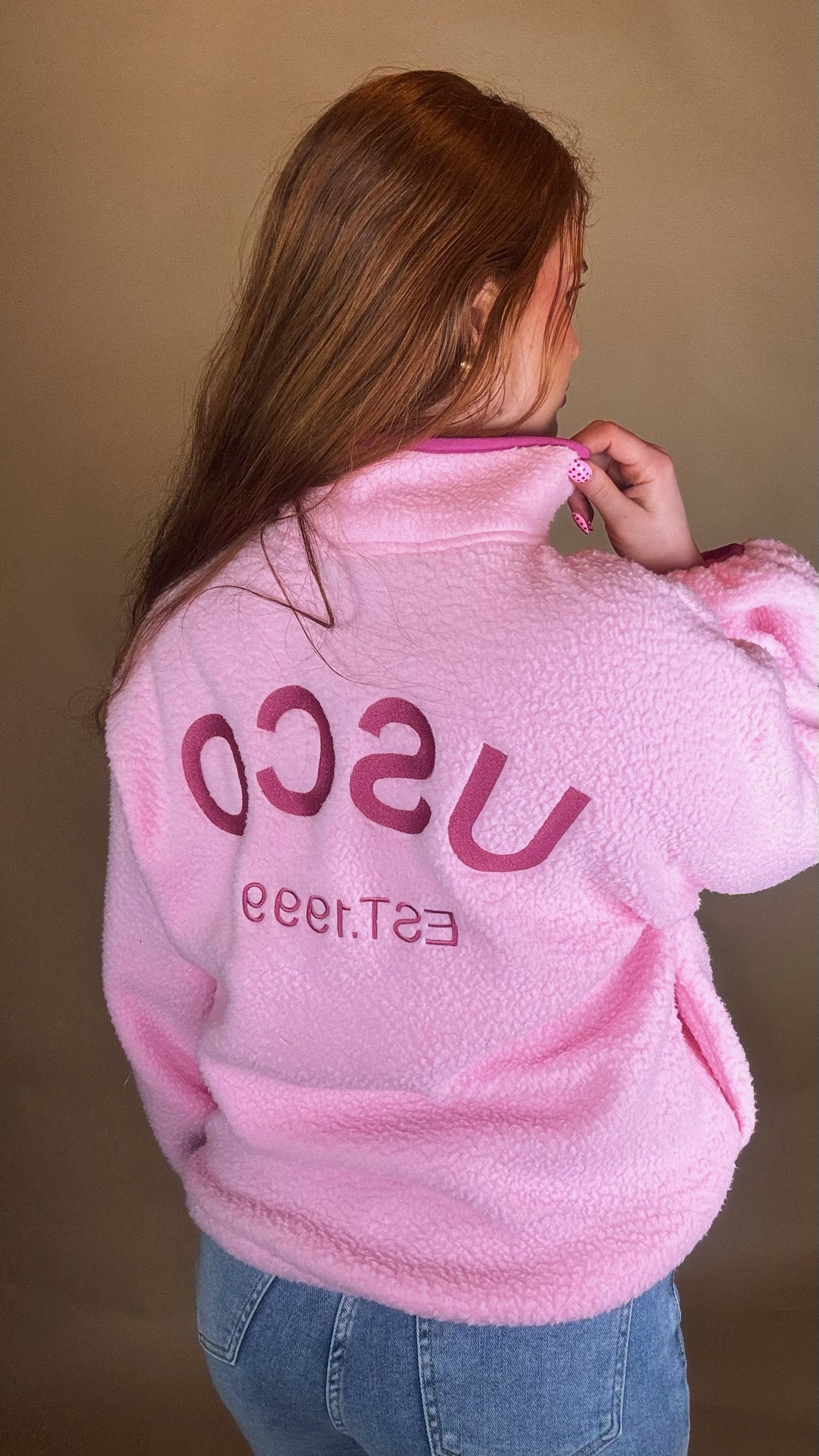 Megan super soft fleece Balloon sleeve *size down* Pockets & draw string