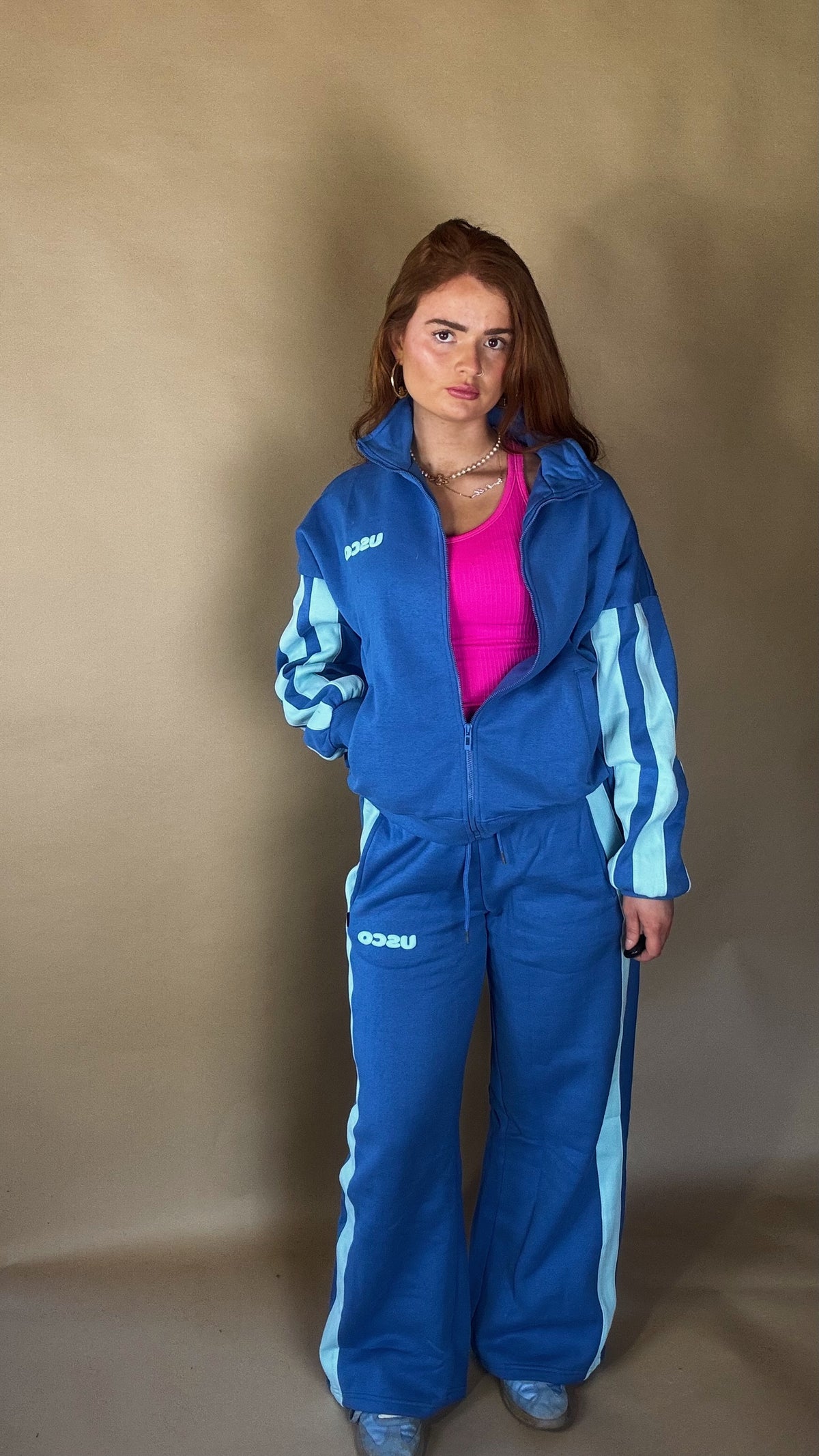 Storm 80% cotton SET fleece line set *oversize, size down*