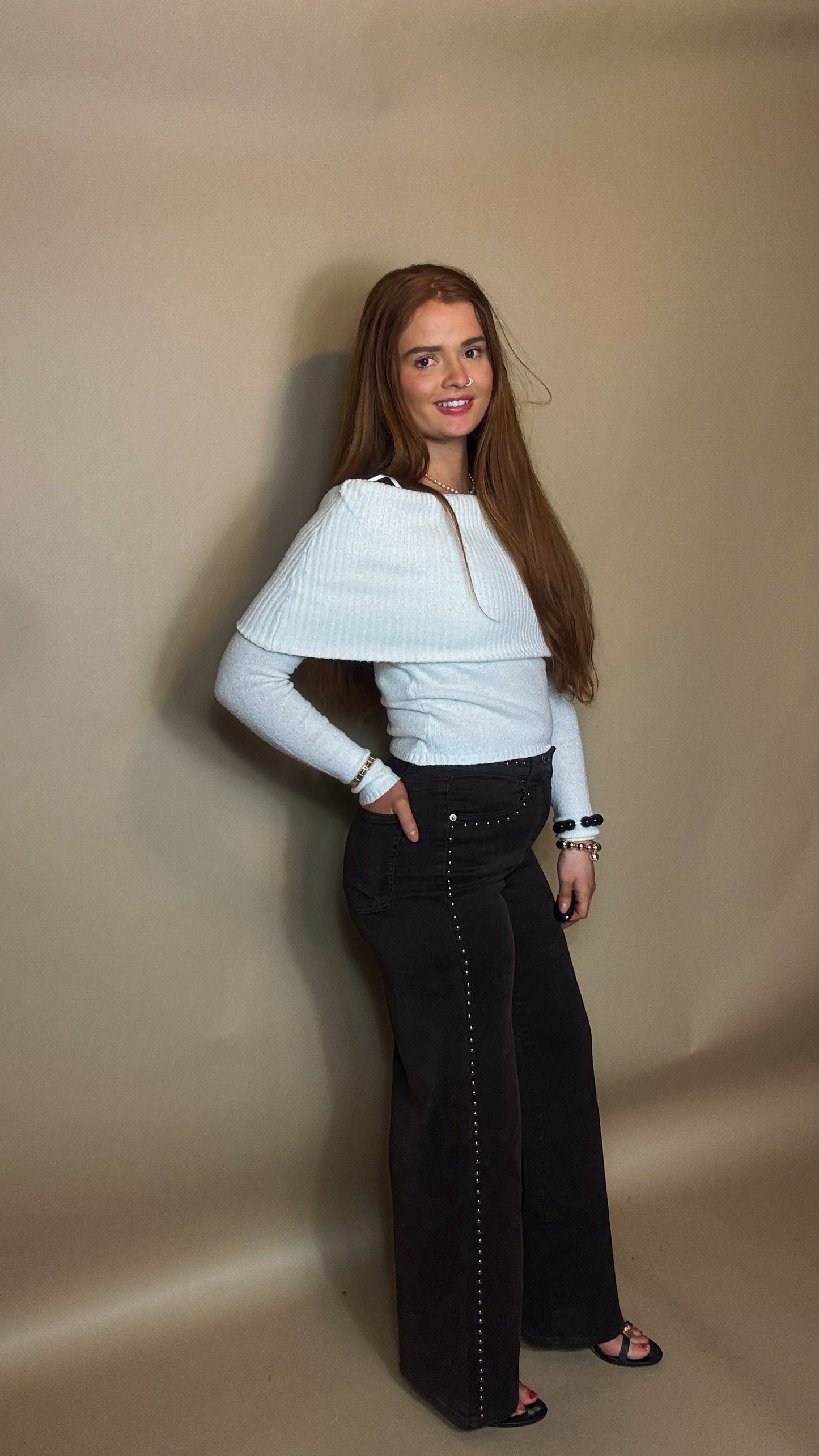 Chloe Brown STUD SUPER STRETCH JEANS 2.0