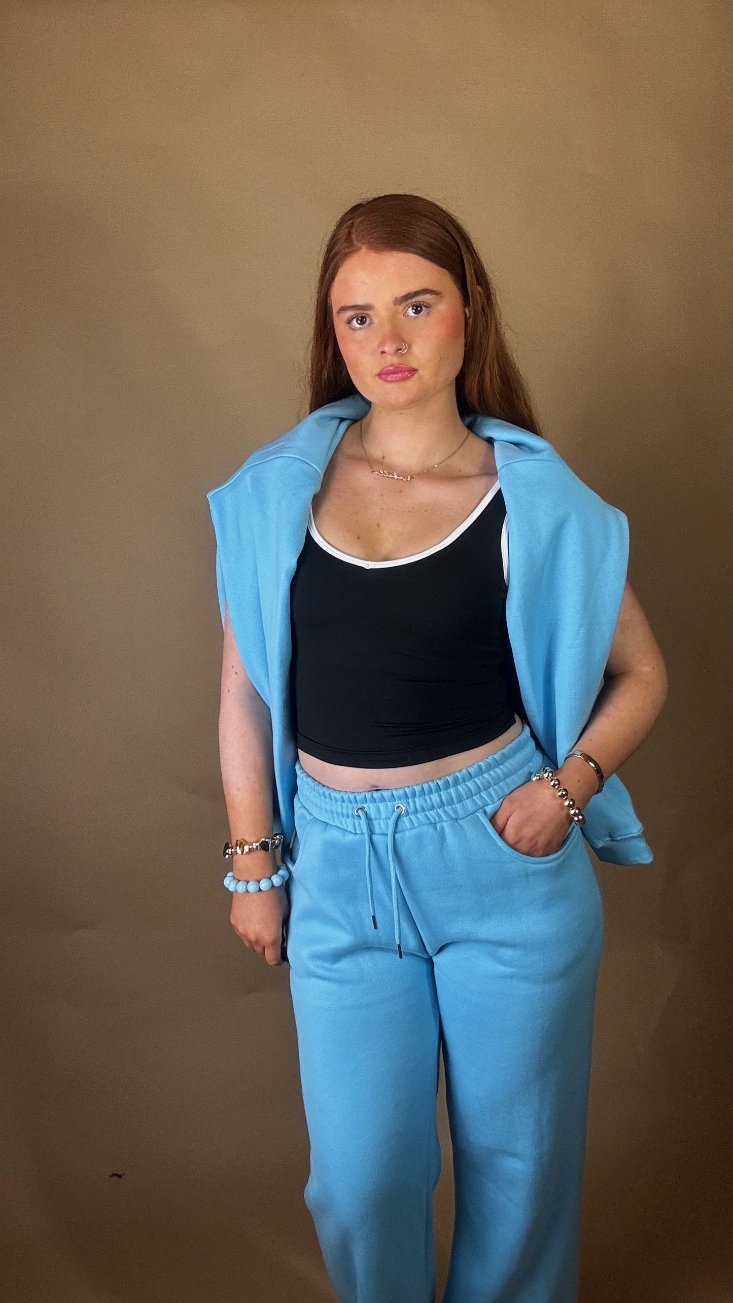 Pia 80% cotton SET *oversize hoodie* size down