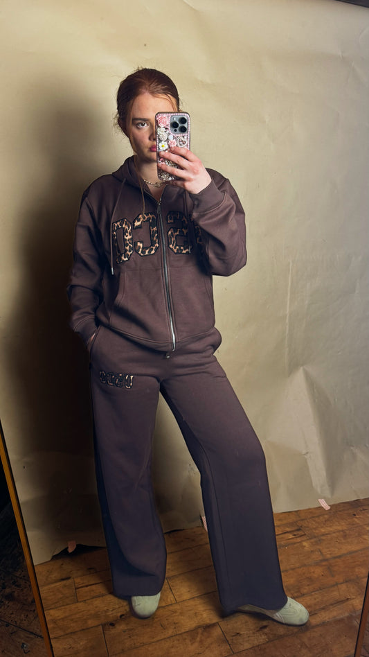 Leah 80% cotton SET fleece line set *oversize, size down*