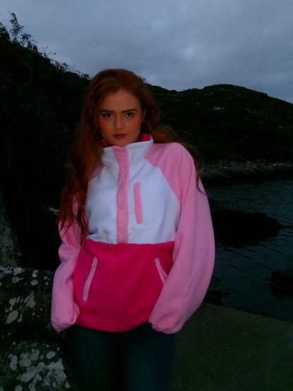 Lucy balloon sleeve 3 pocket & draw string fleece fleece limited edition *size down*