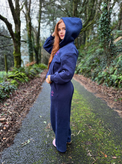 Navy KML x USCO LIMITED EDITION Fleece line set *size down*