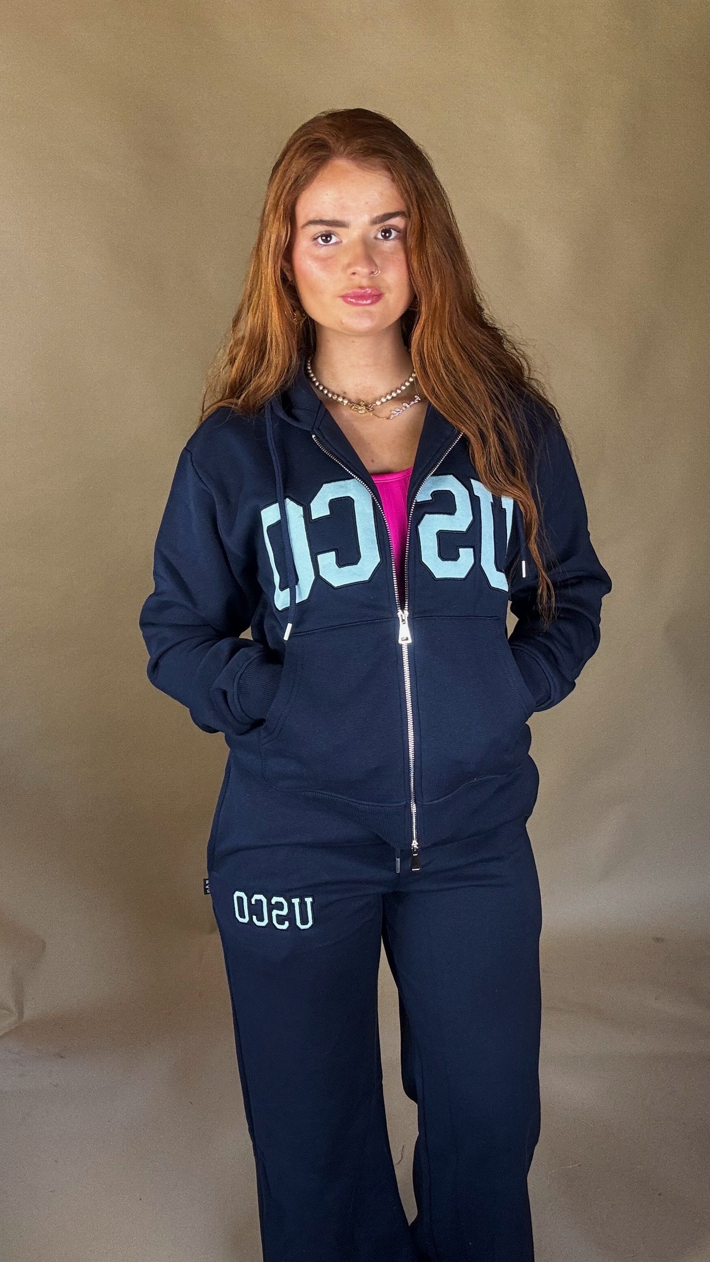 Alyssa 80% cotton SET fleece line set *oversize, size down*