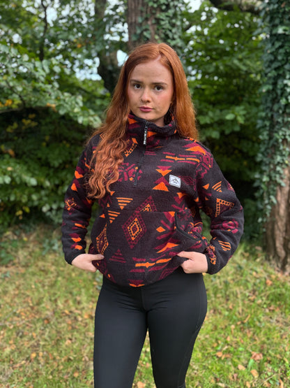 Lauren Winter fleece with pockets and drawstring *ultra, ultra soft*