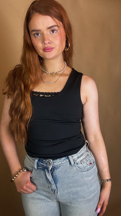 Matilda Heart Cherry Embroidered Jean