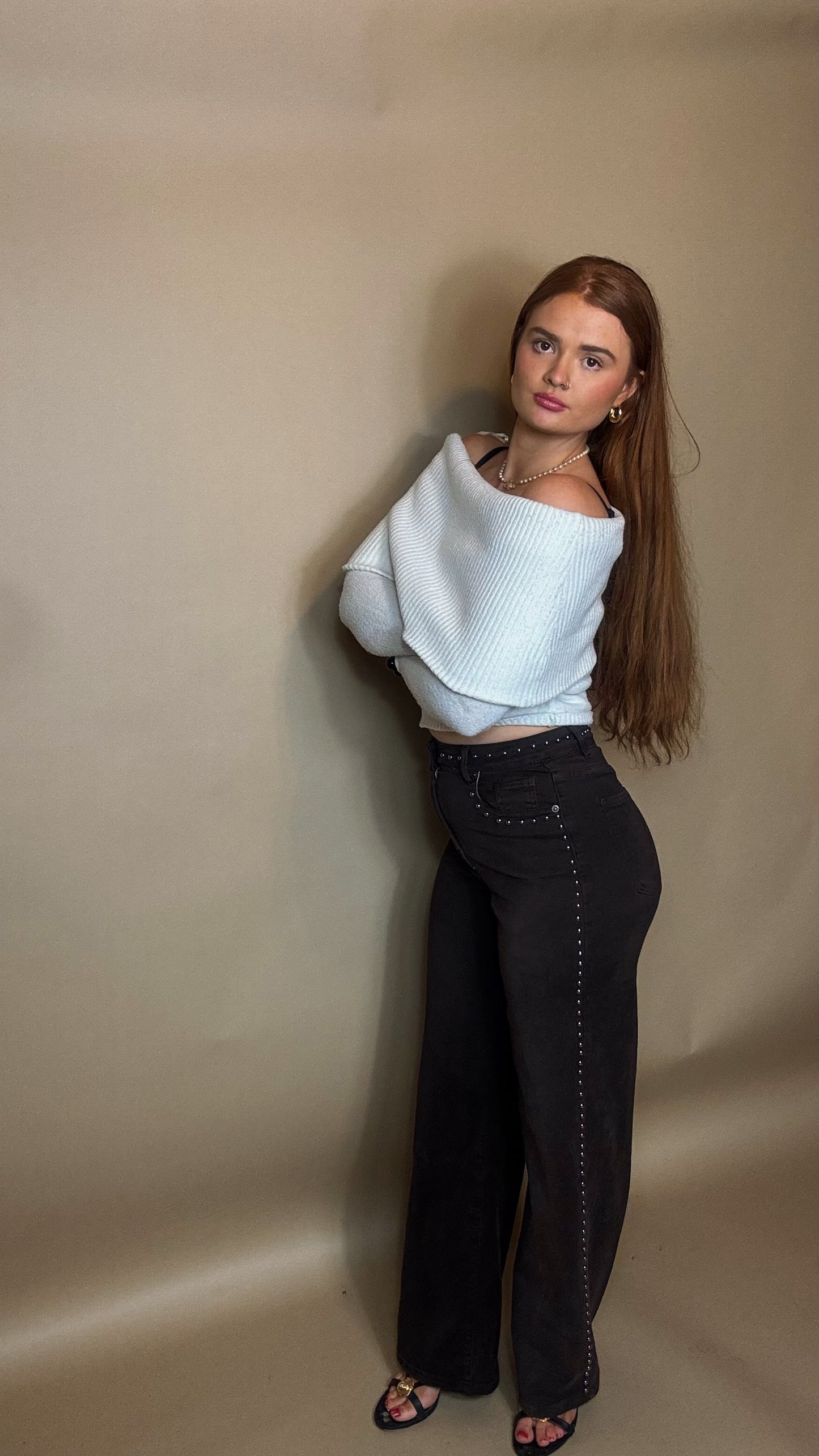 Chloe Brown STUD SUPER STRETCH JEANS 2.0