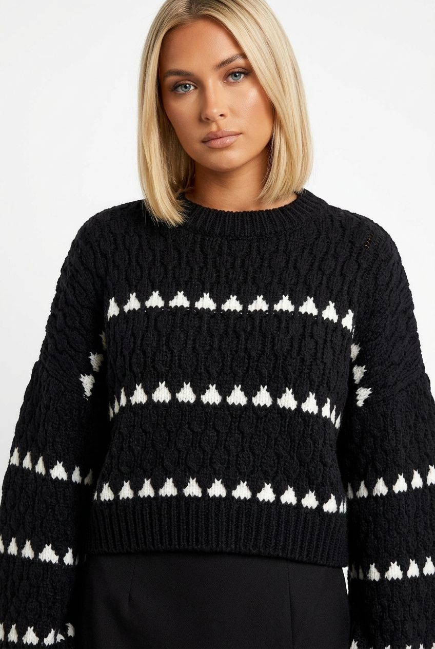 Bailey Black knit
