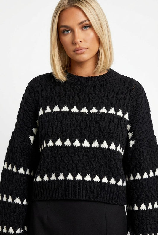Bailey Black knit