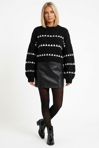 Bailey Black knit