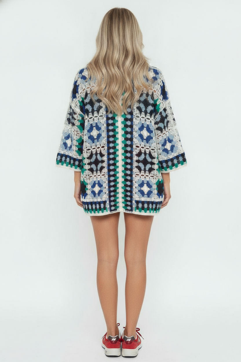 Violet Crochet Cardigan