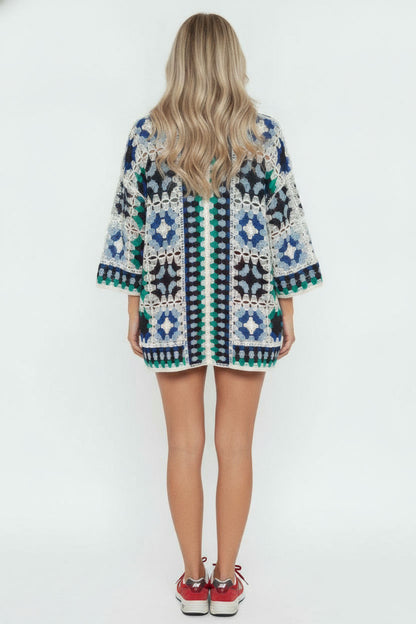 Violet Crochet Cardigan