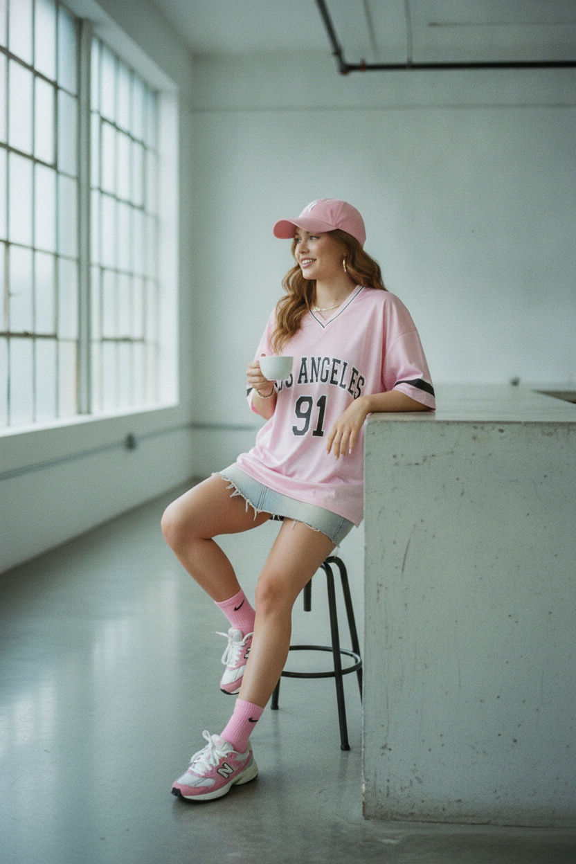 pink jersey