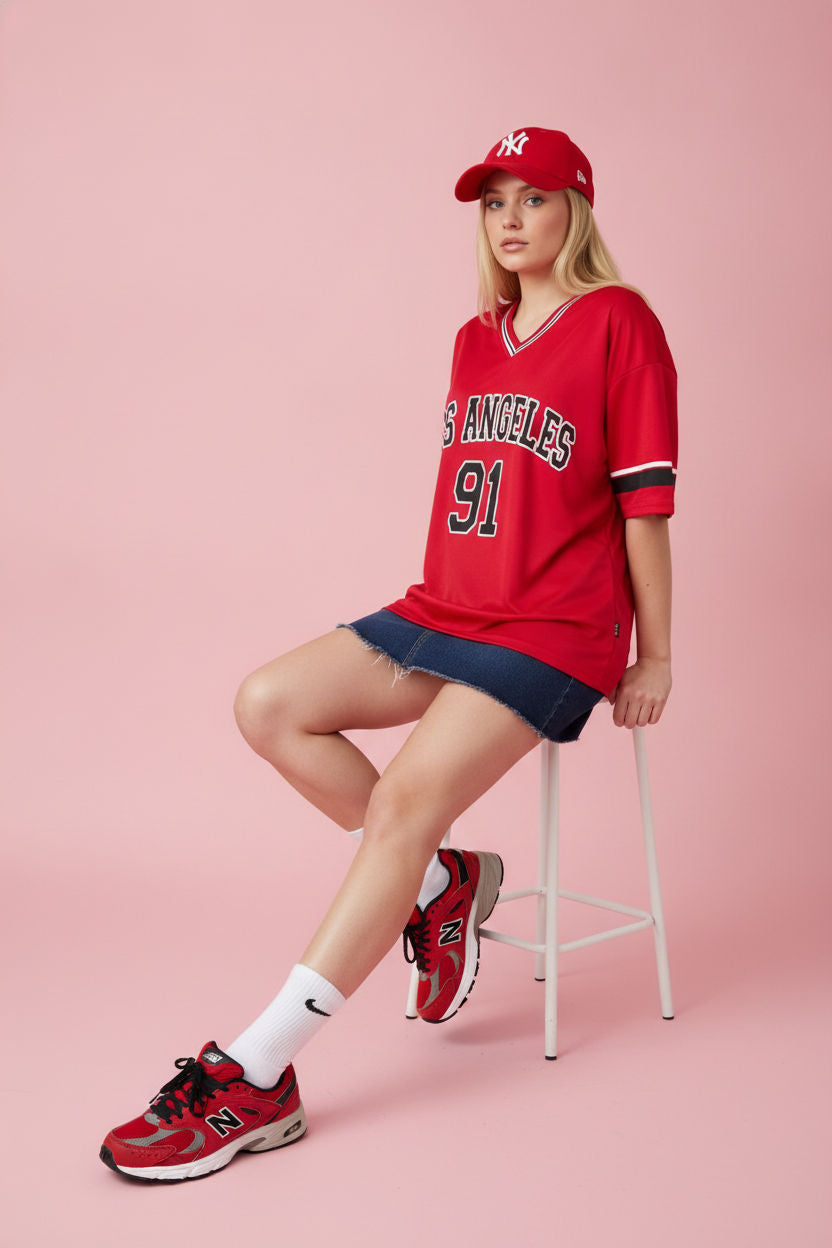 red jersey