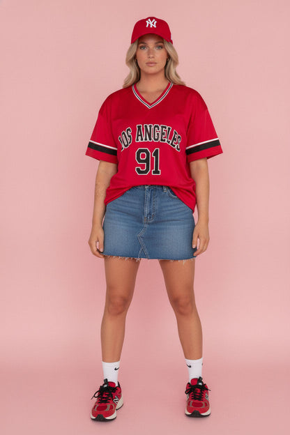 red jersey