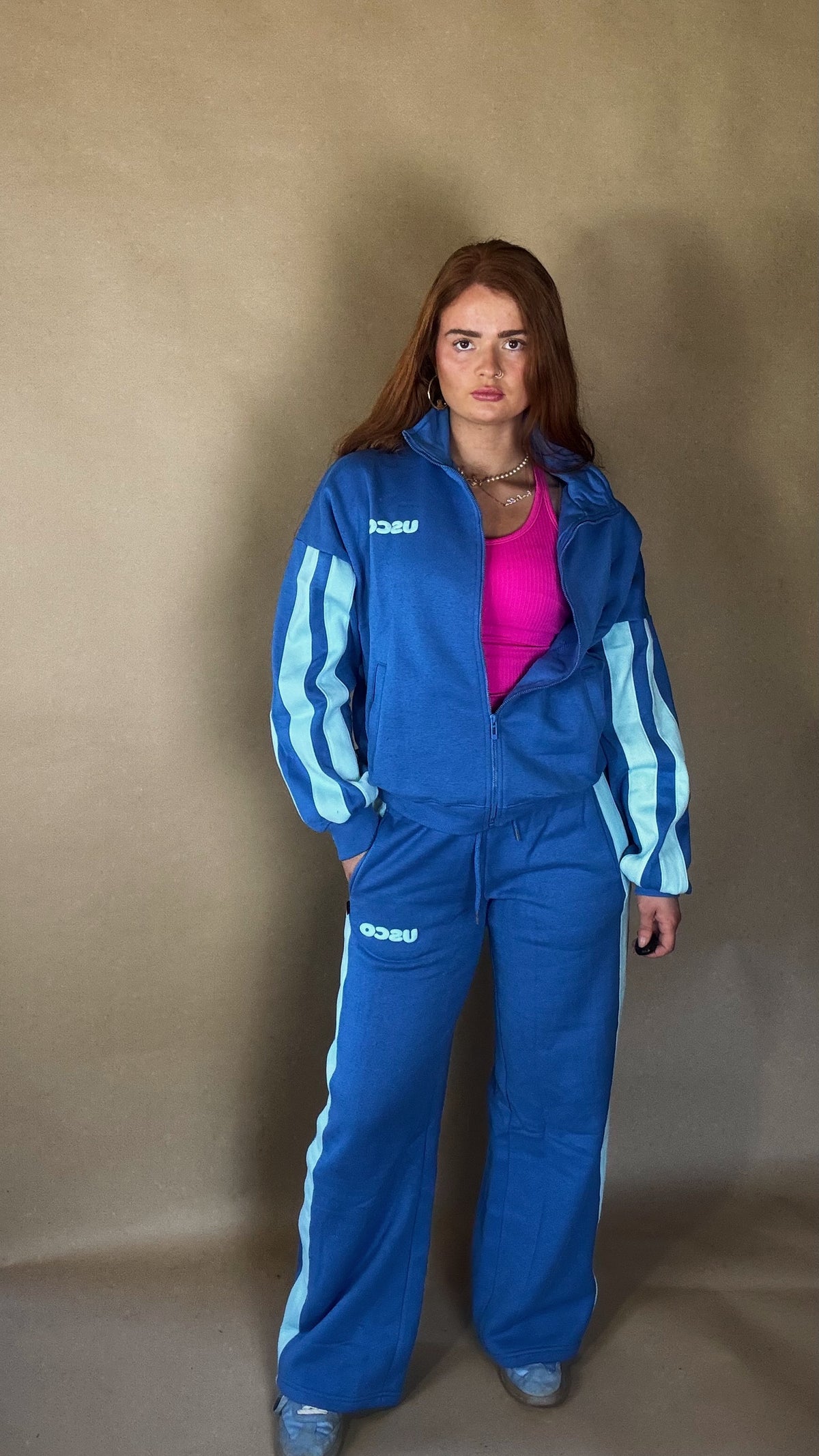 Storm 80% cotton SET fleece line set *oversize, size down*