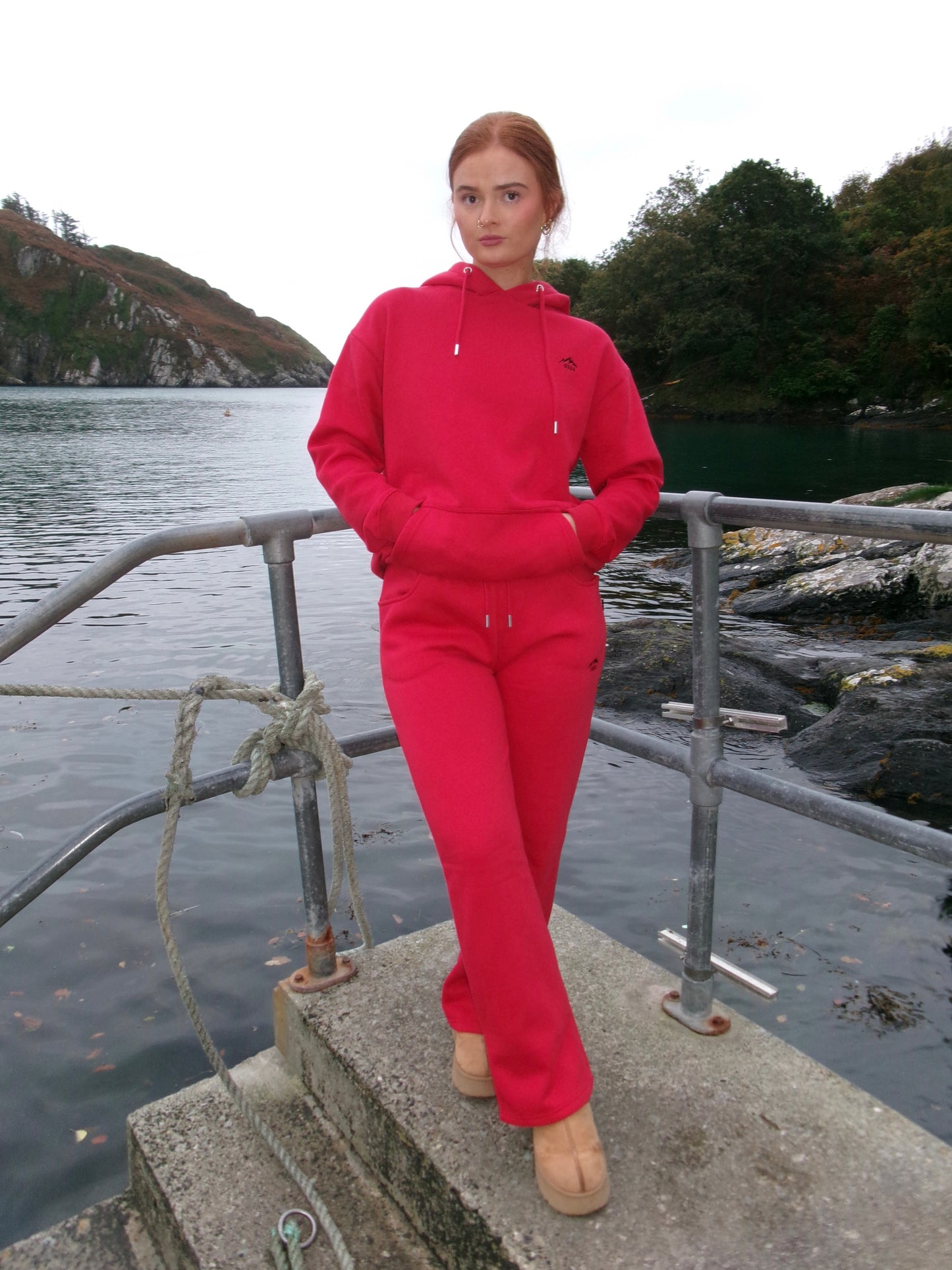 Scarlet 80% cotton SET *oversize hoodie*