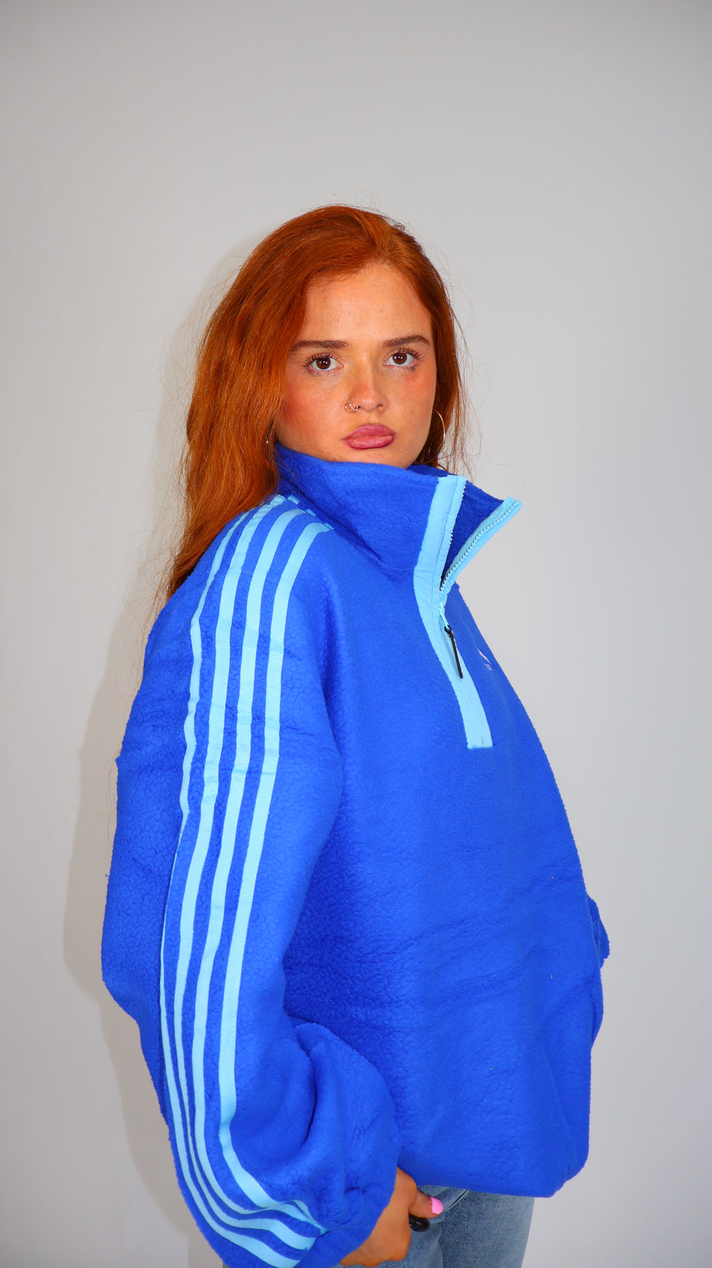 Bonnie Oversized Fleece. Drawstring + pockets