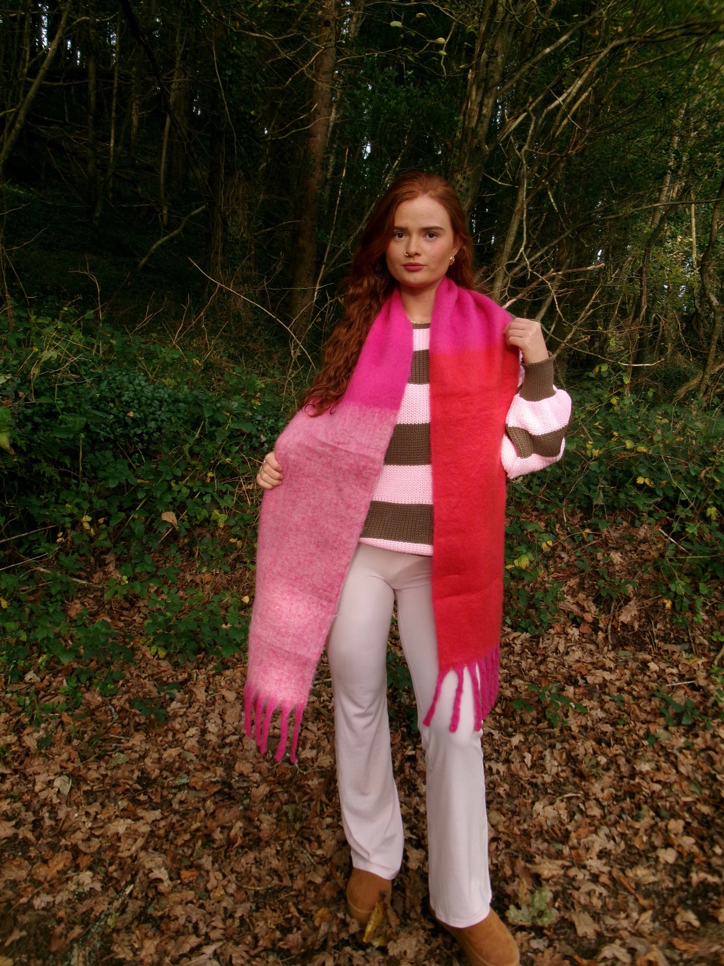 Ivy Rose recycled fabric thick scarf