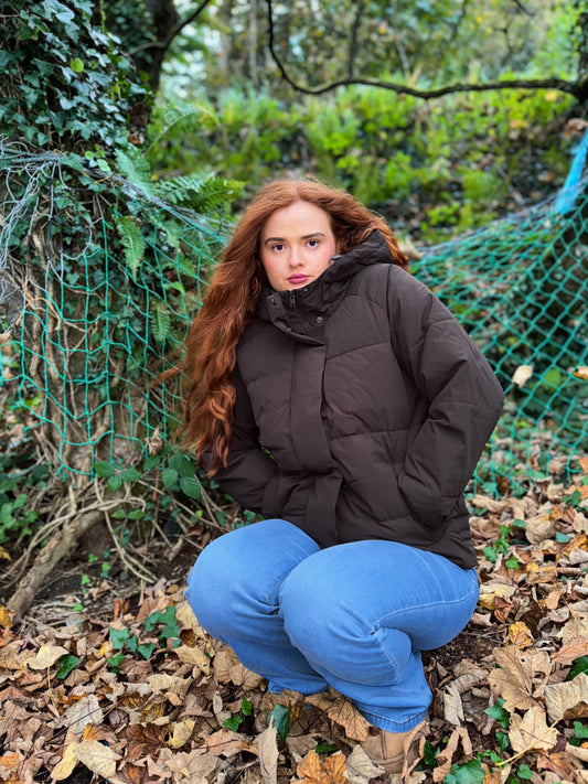 Beth Brown Puffer Jacket