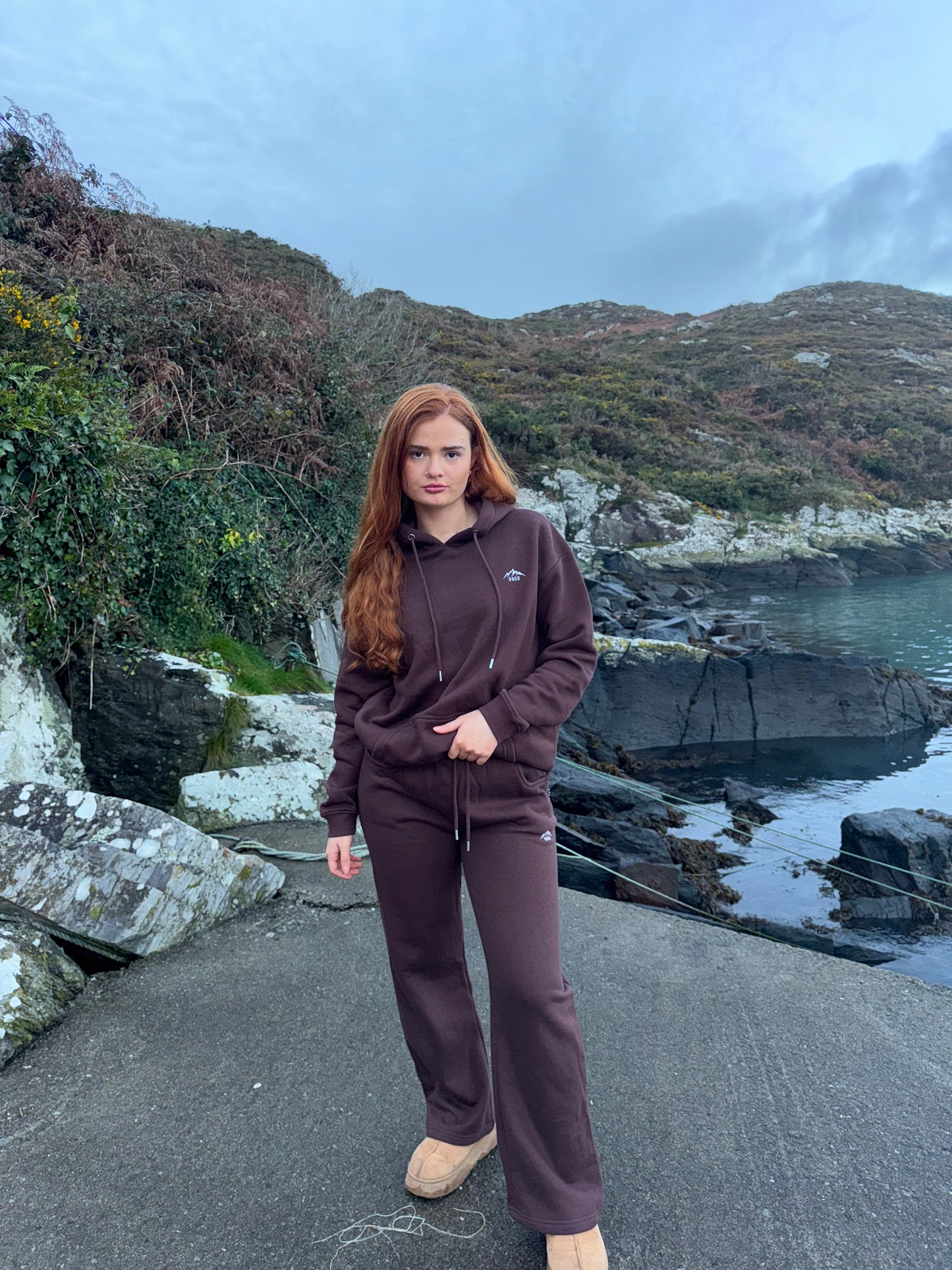 Blair Brown 80% cotton fleece line set