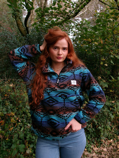 Evie Winter fleece with pockets and drawstring *ultra, ultra soft*