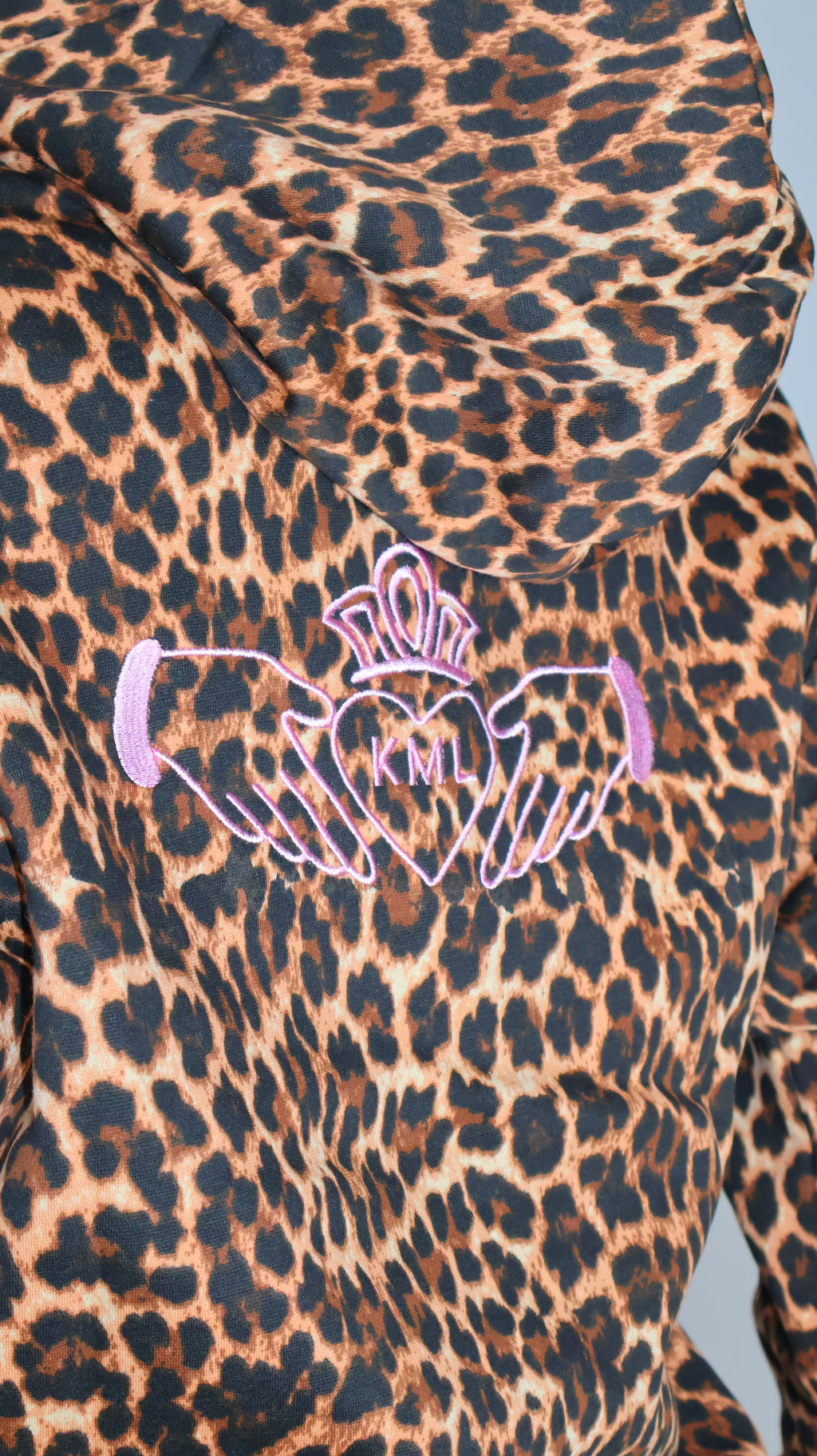 Doireann Claddagh Leopard Hoodie