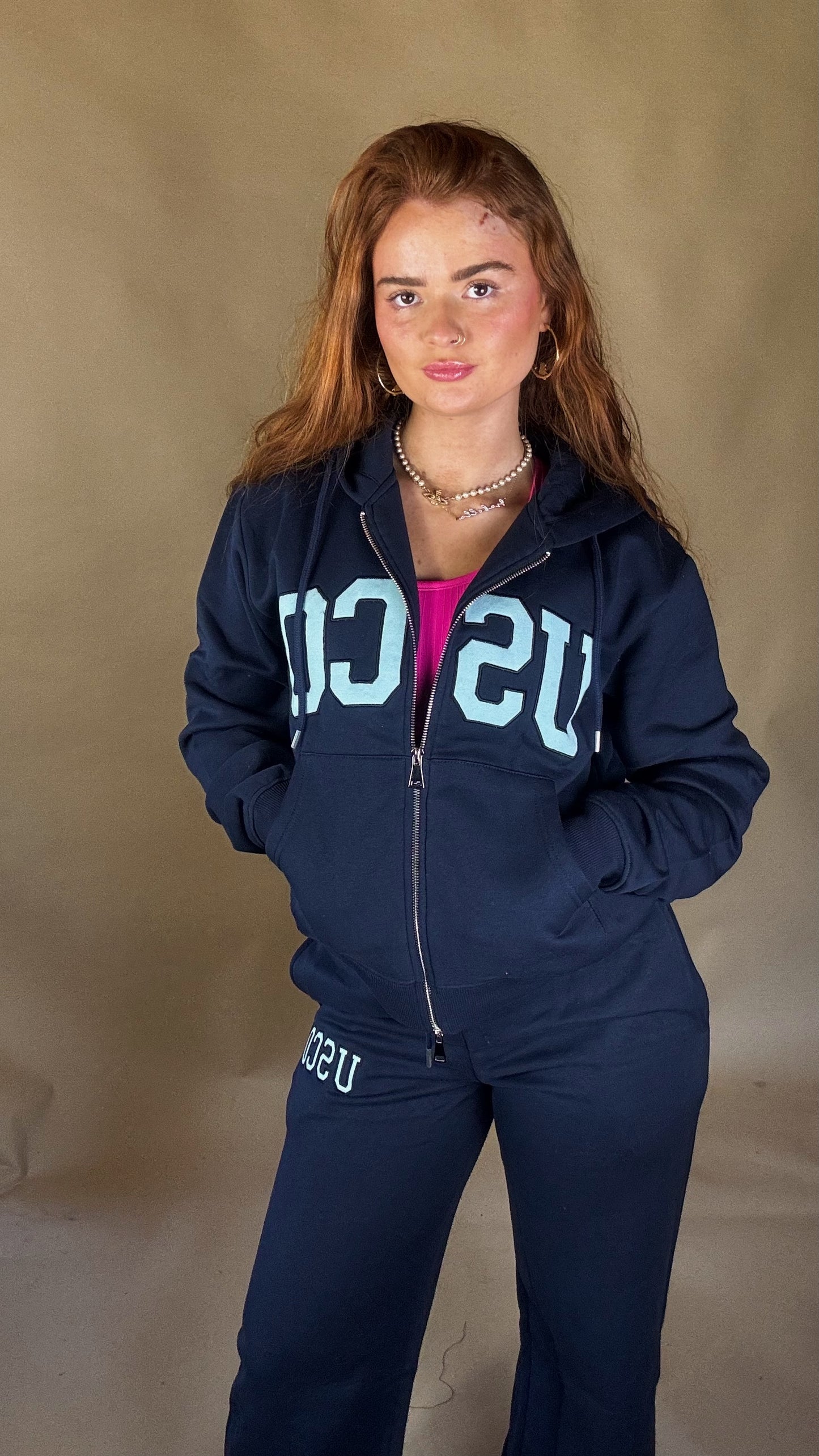 Alyssa 80% cotton SET fleece line set *oversize, size down*