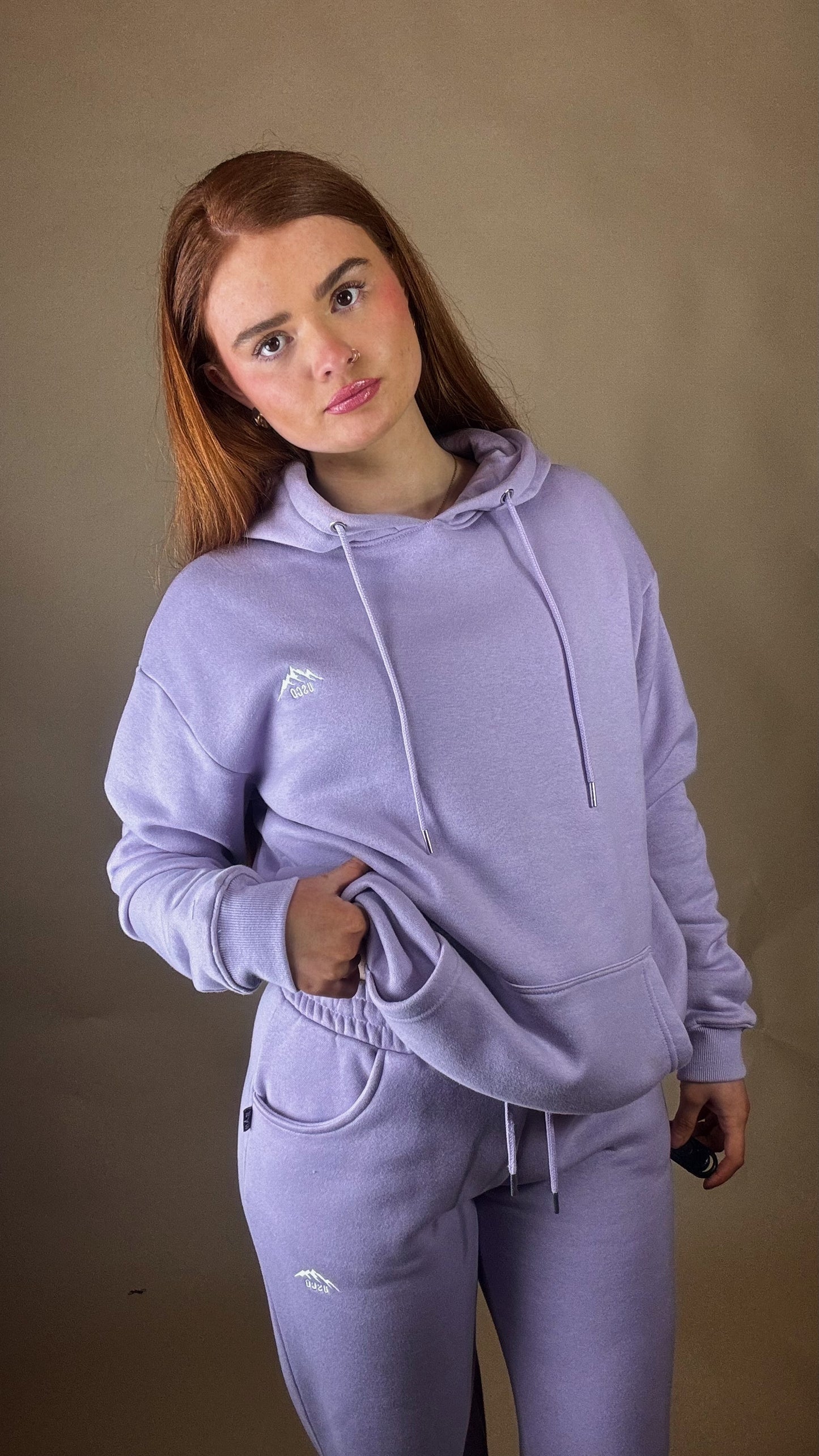 Sadie 80% cotton SET *oversize hoodie* size down