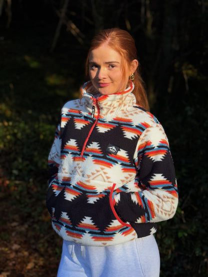 Lucinda Winter fleece draw string & pocket *ultra soft*