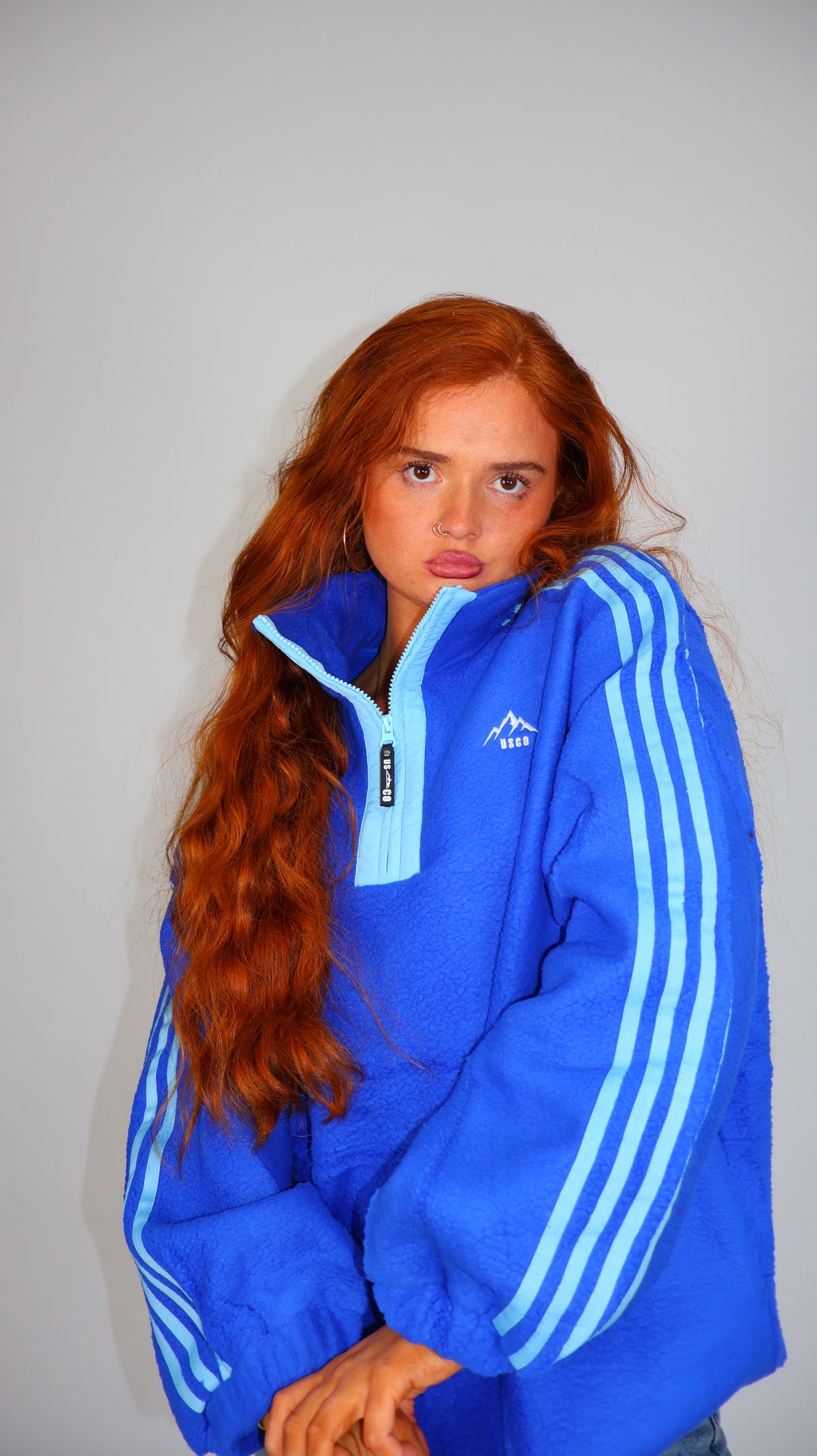 Bonnie Oversized Fleece. Drawstring + pockets