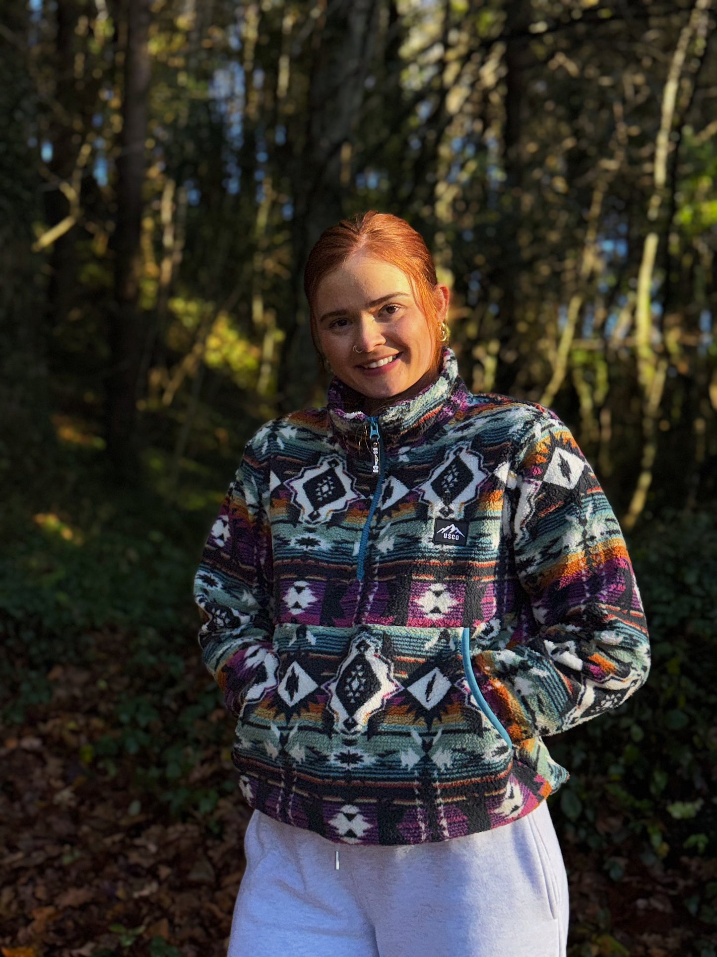 Roxie Winter fleece draw string & pocket *ultra soft*