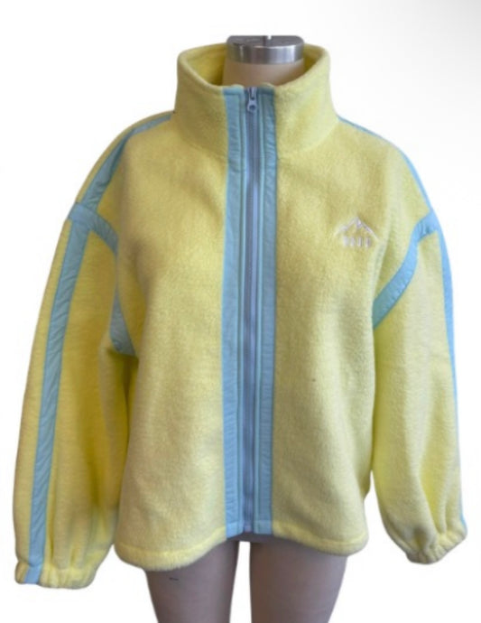 Yellow blue fleece