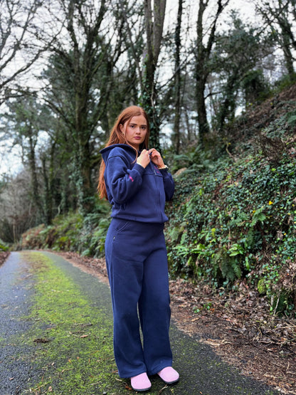 Navy KML x USCO LIMITED EDITION Fleece line set *size down*