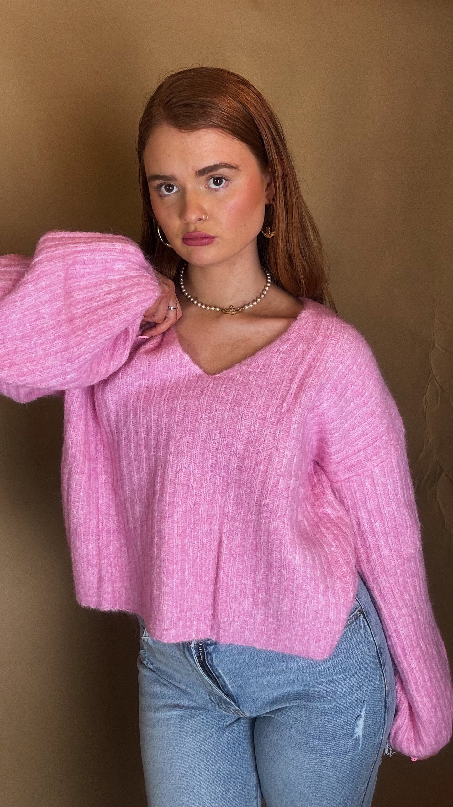 Kayleigh Balloon Sleeve Knit