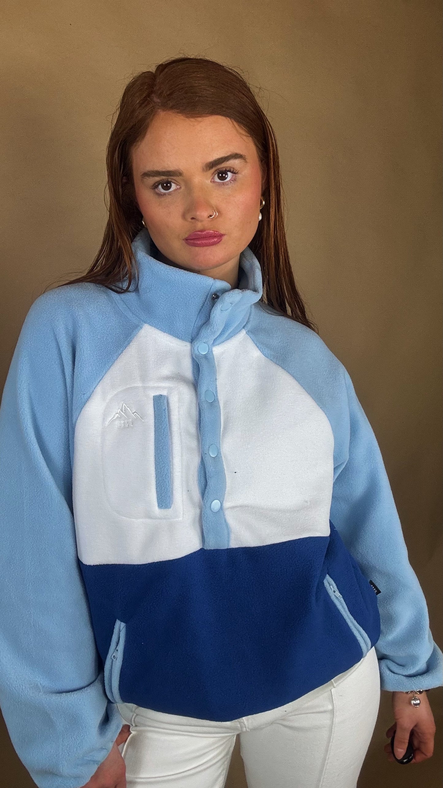 Harley Balloon Sleeve fleece (pockets + drawstring)