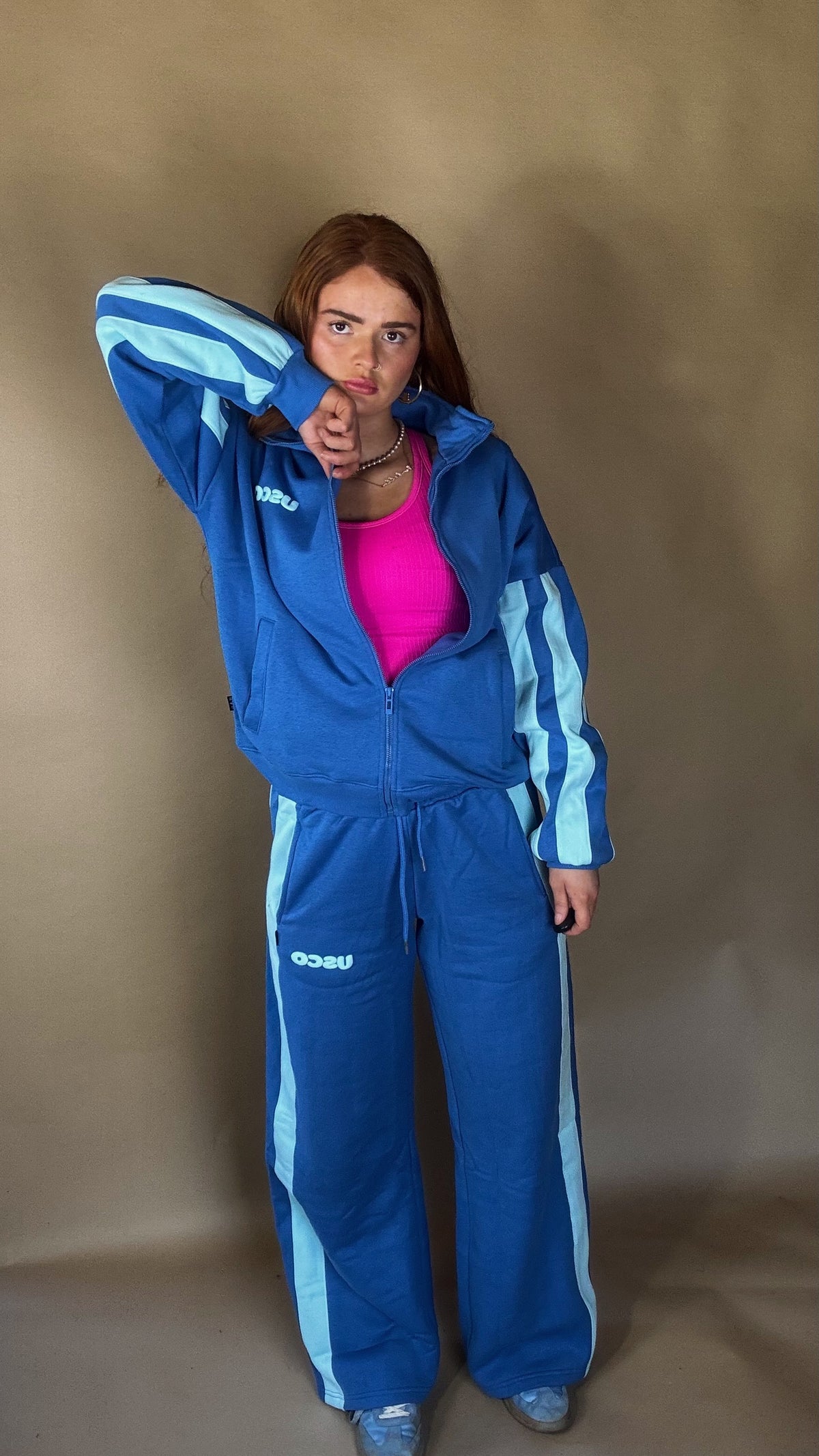 Storm 80% cotton SET fleece line set *oversize, size down*