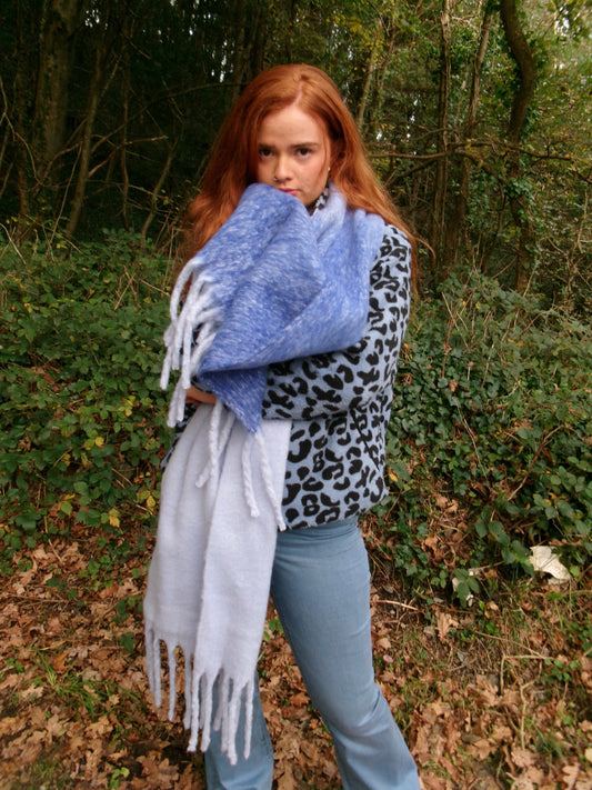 Aimee recycled fabric thick scarf