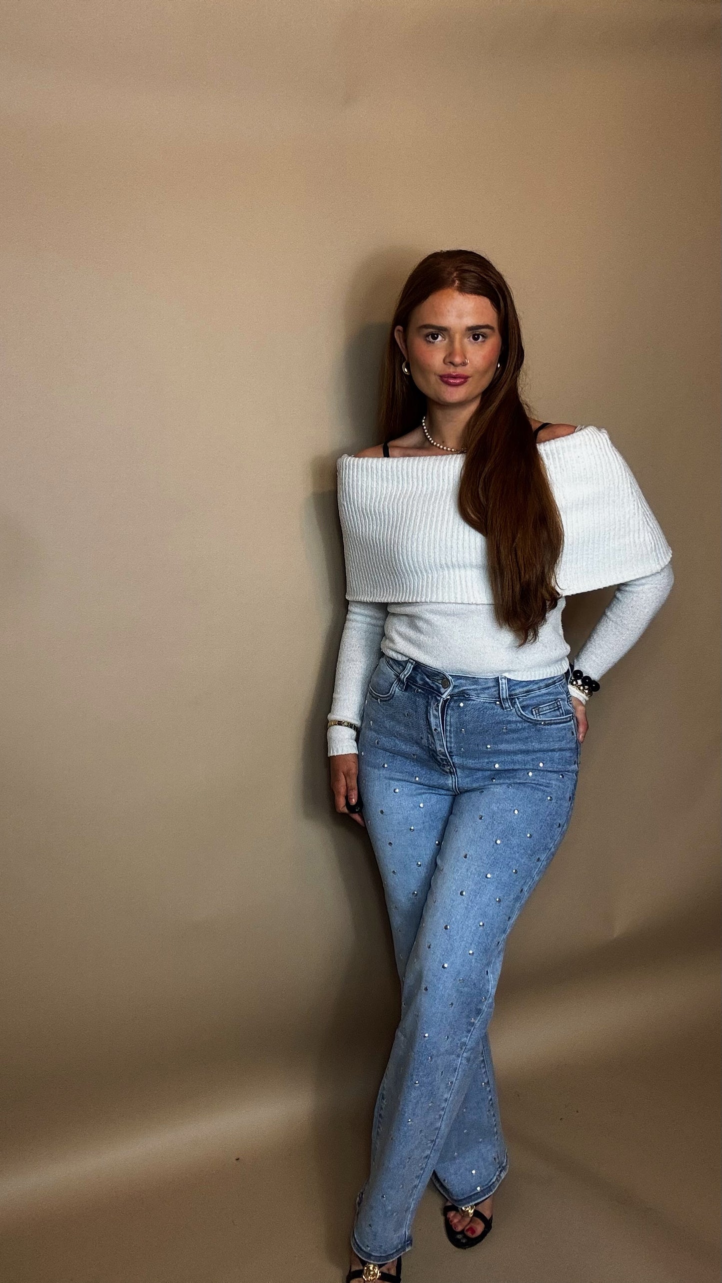 Amanda stud SUPER STRETCH JEAN