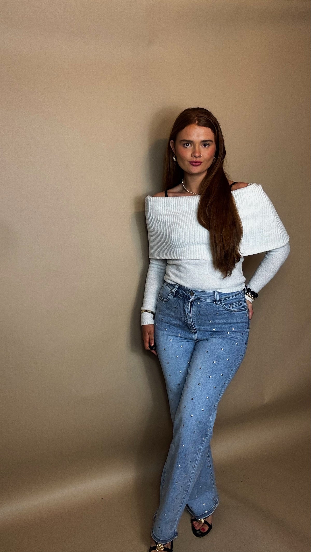 Amanda stud SUPER STRETCH JEAN
